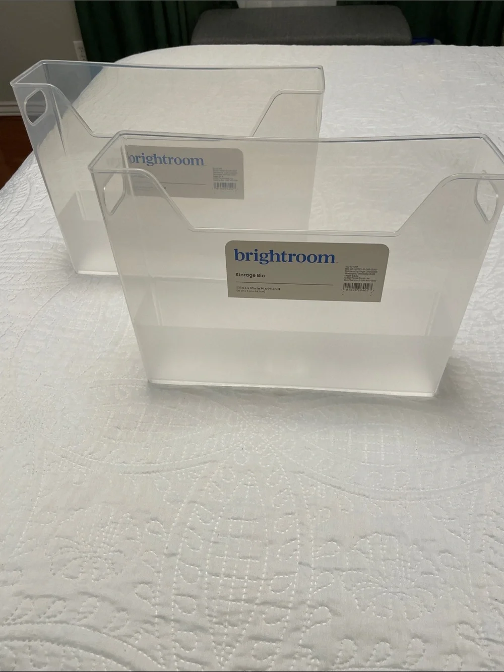 Set of 2 Like New BRIGHTROOM Storage Bin TARGET Endless Possibilities for Use
